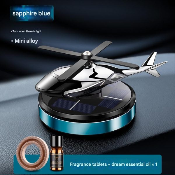 Solar powered rotating aircraft car perfume