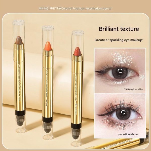 Double-ended eyeshadow stick