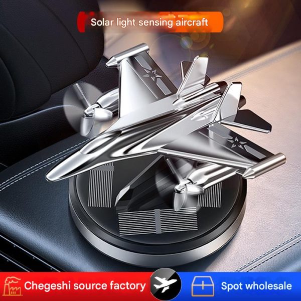 Solar powered rotating aircraft car perfume