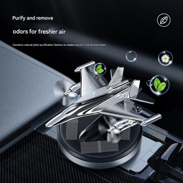 Solar powered rotating aircraft car perfume