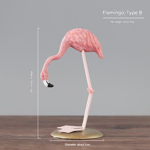 Flamingo cartoon ornaments