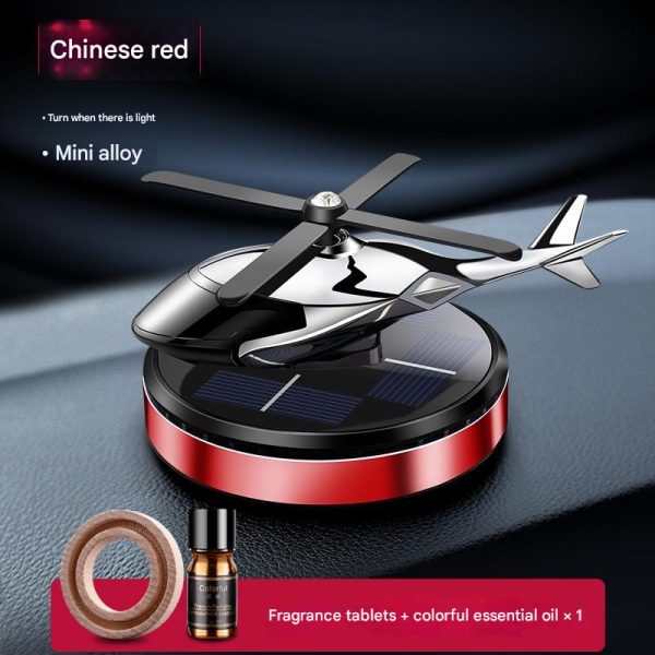 Solar powered rotating aircraft car perfume