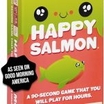 Happy Salmon by Exploding Kittens – 3-8 Players – Ages 6+ – 90 Second Rounds – Easy to Learn Quick Matching Card Game – Party Game, Family Game Night, Kid and Adult Card Game