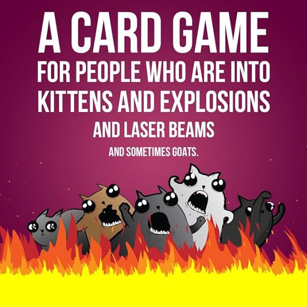 Exploding Kittens Party Pack - 2-10 Players - Ages 7+ - 15 Minutes to Play - Party Sized High Stakes Card Game - Party Game, Family Game Night, Kid and Adult Card Game