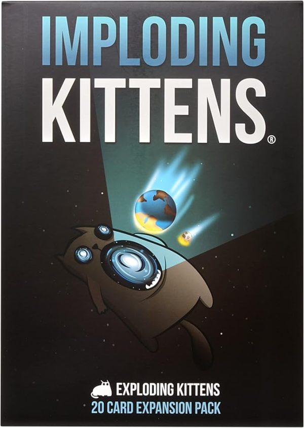 Imploding Kittens Expansion Pack by Exploding Kittens - 2-5 Players - Ages 7+ - 15 Minutes to Play - Exploding Kittens Original Game Required - Party Game, Family Game Night, Kid and Adult Card Game