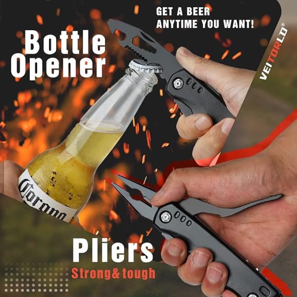 Christmas Stocking Stuffers for Men, Gifts for Men Dad Him, Anniversary Birthday Gifts Idea for Men Him Husband Boyfriend, All in One Tools Hammer Multitool, Camping Hunting Hiking Presents