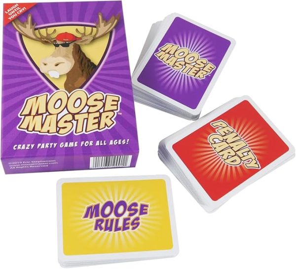 Moose Master - Laugh Until You Cry Fun - Your Cheeks Will Hurt from Smiling and Laughing so Hard - for Fun People Looking for A Hilarious Night in a Box