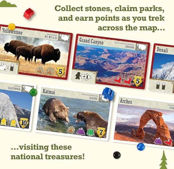 The Award-Winning Family Board Game | Great for Kids Ages 10 and Up | Easy to Learn | Designed for National Park Lovers by Underdog Games