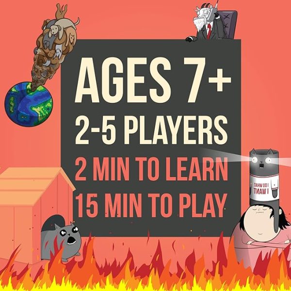 Barking Kittens Expansion Pack by Exploding Kittens - 2-5 Players - Ages 7+ - 15 Minutes to Play - Exploding Kittens Original Game Required - Party Game, Family Game Night, Kid and Adult Card Game