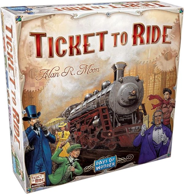 Ticket to Ride Board Game - A Cross-Country Train Adventure for Friends and Family! Strategy Game for Kids & Adults, Ages 8+, 2-5 Players, 30-60 Minute Playtime