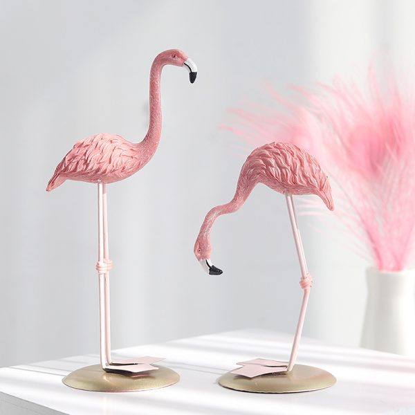 Flamingo cartoon ornaments