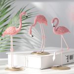 Flamingo cartoon ornaments