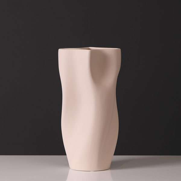 Morandi pleated vase ornaments