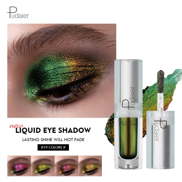 Chameleon Liquid Eyeshadow Pearlescent Flashing Monochrome Metallic Eyeshadow