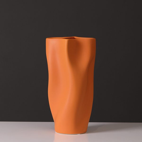 Morandi pleated vase ornaments