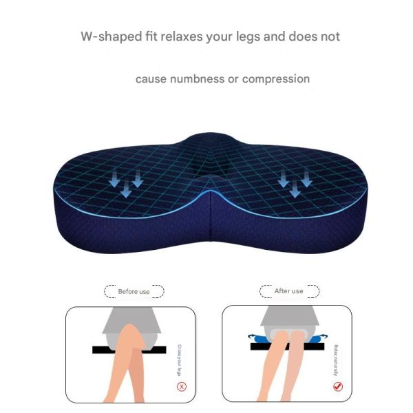 Memory foam seat cushion