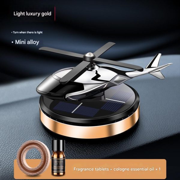 Solar powered rotating aircraft car perfume