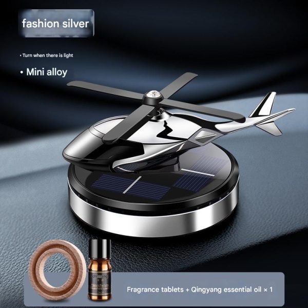 Solar powered rotating aircraft car perfume