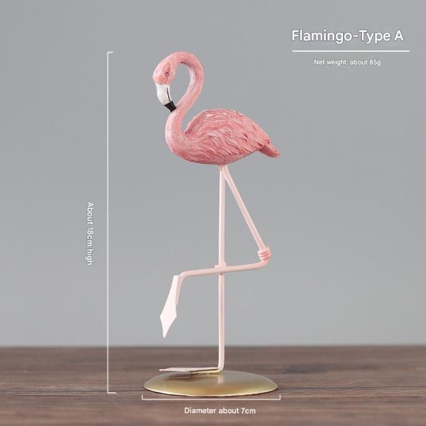 Flamingo cartoon ornaments