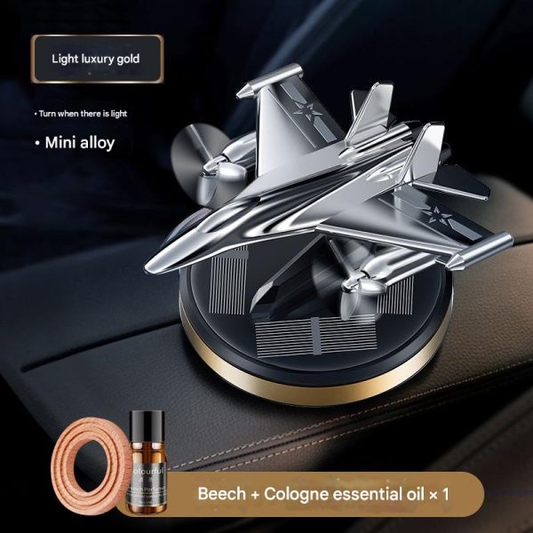 Solar powered rotating aircraft car perfume