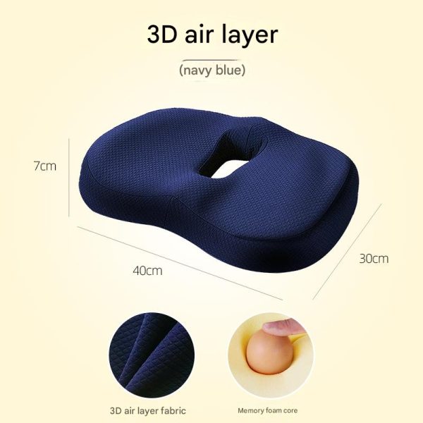 Memory foam seat cushion