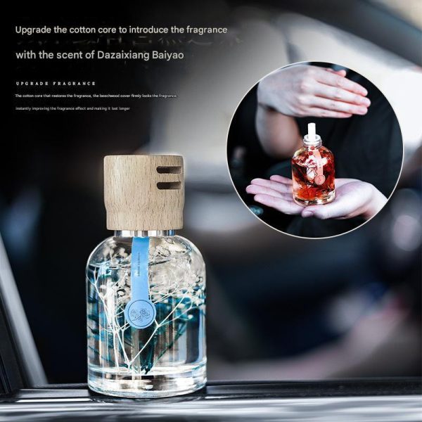 Wooden cover car aromatherapy