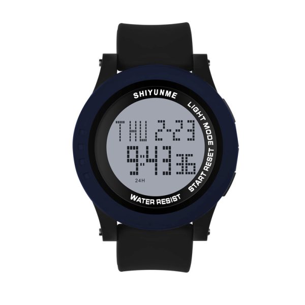 Couple electronic watch luminous multifunctional sports watch student alarm clock simple watch