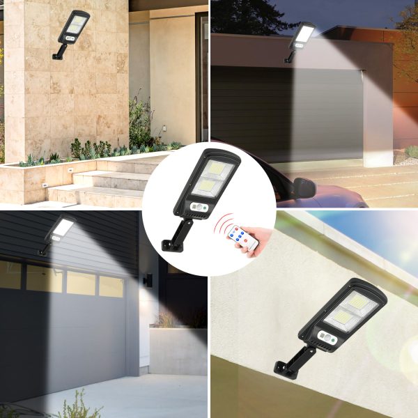 Solar Garden Light Outdoor Waterproof Human Body Sensor Wall Light Home Garden High Brightness Corridor Garage Light