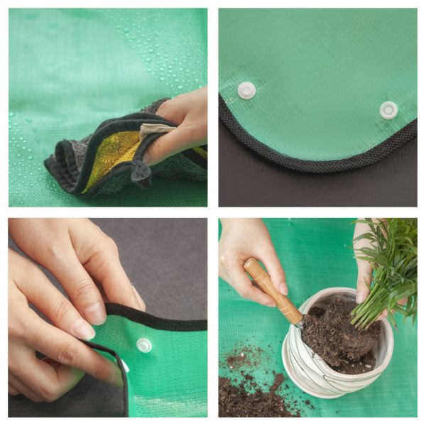 Home gardening mats soil changing mats flower planting green plants soil changing tools gardening supplies mats waterproof mats