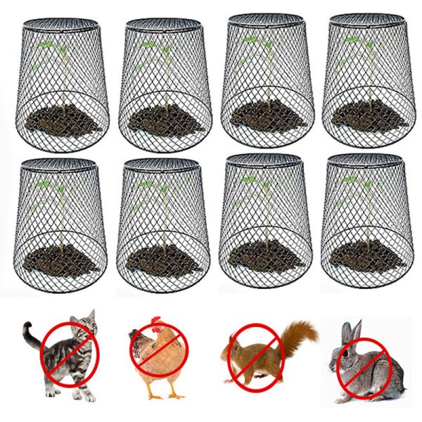 Iron plant protection cover garden roof vegetable seedlings fruit and vegetable protection cage seedling maintenance tools