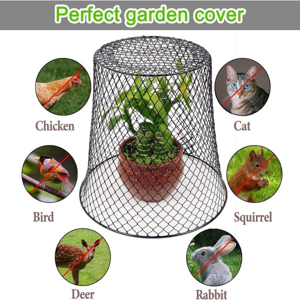 Iron plant protection cover garden roof vegetable seedlings fruit and vegetable protection cage seedling maintenance tools