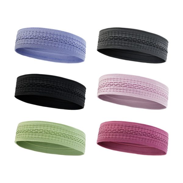 Sports knitted headband yoga headband antiperspirant running basketball headband breathable sweat-wicking quick-drying sports cycling headband