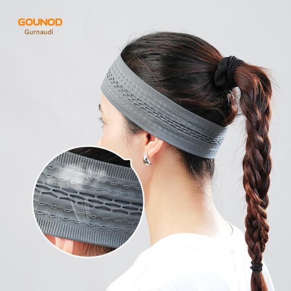 Sports knitted headband yoga headband antiperspirant running basketball headband breathable sweat-wicking quick-drying sports cycling headband