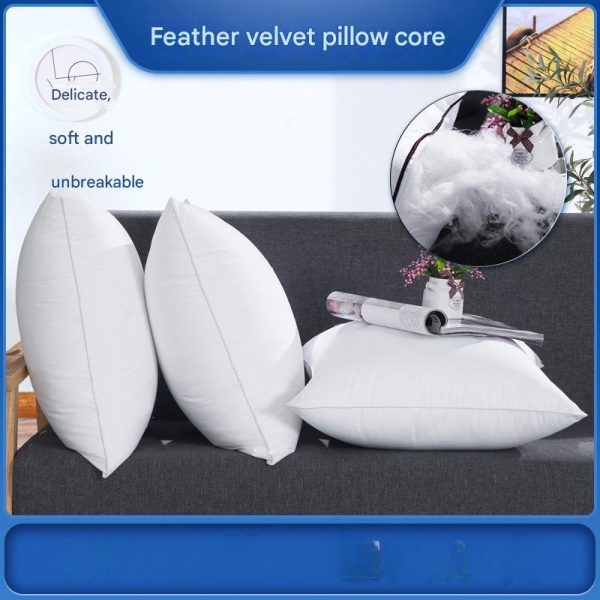 Feather velvet pillow core, brushed fabric, cotton fabric cushion core, lumbar pillow core