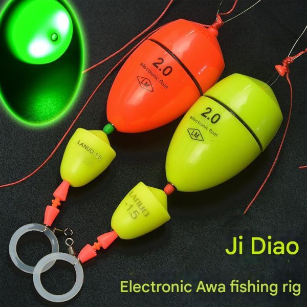 Electronic Awa floating rock fishing floating rock fishing line set luminous float long-distance sliding float line set accessories set sea fishing set