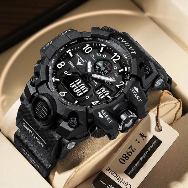 Explosion men's outdoor watch Multifunctional Student Student Standard Watch Waterproof Nights Electronic Watch