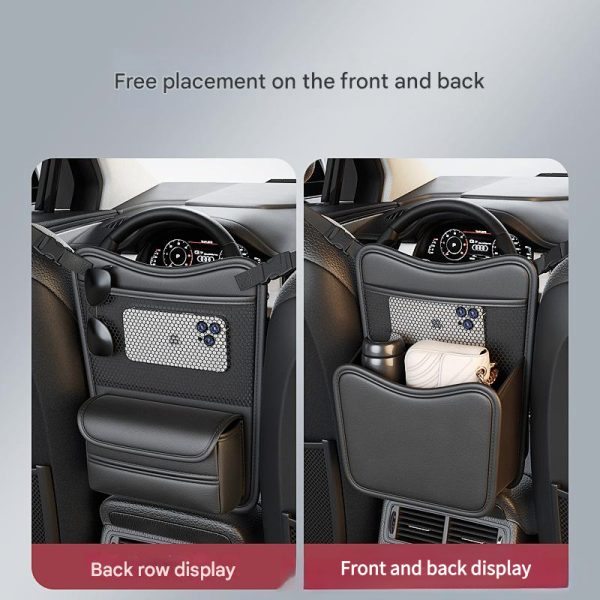 Car middle seat storage car storage hanging bag multi-function center console storage bag good for car storage