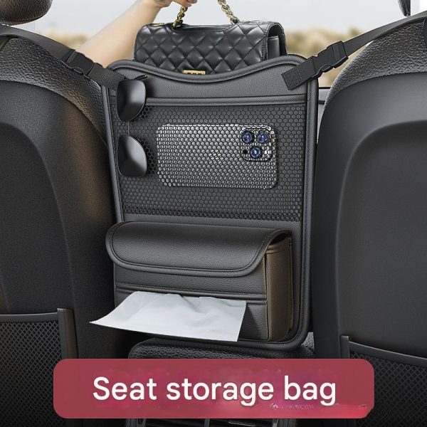 Car middle seat storage car storage hanging bag multi-function center console storage bag good for car storage