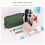 New dry and wet separation toiletry bag for business trips, high-end large-capacity storage bag, waterproof cosmetic bag