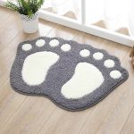 Foot bathroom non-slip floor mat carpet bathroom absorbent foot mat home bathroom door thickened foot mat