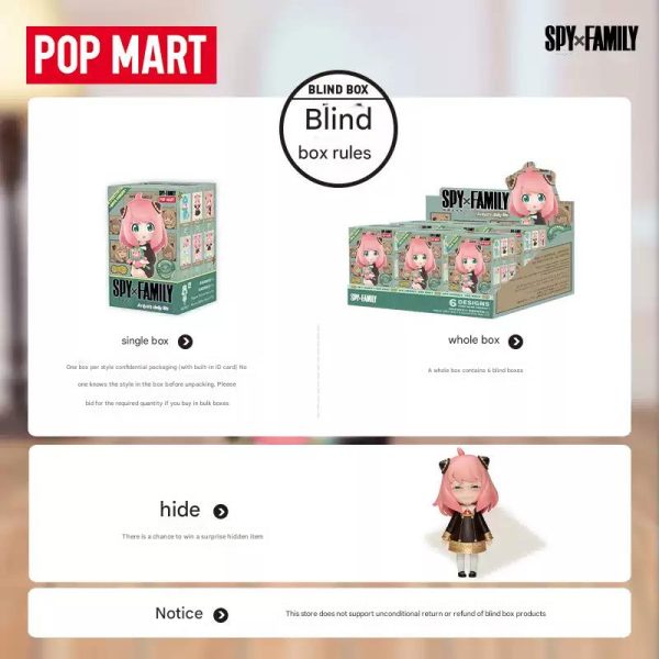 POPMART Bubble Mart Resonance Spy Play House Anya's Daily Figure Blind Box Gift - Image 5