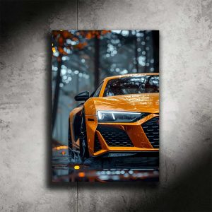 Yellow Audi R8
